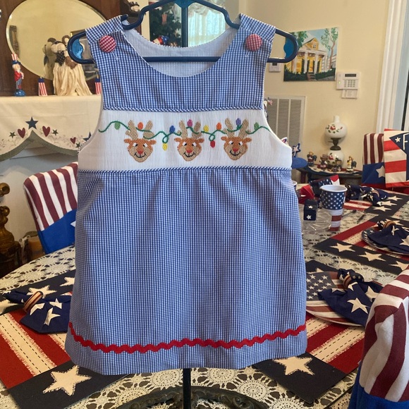 Remember Nguyen Smocked Toddler Girls Dress size 4T - Picture 15 of 16